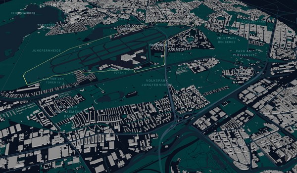 Web-GIS mapping tool of Berlin TXL