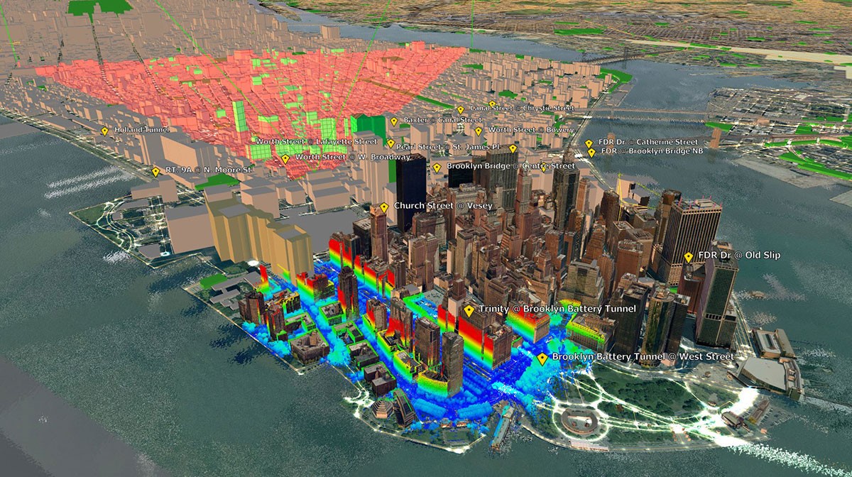 Geospatial Data Fusion Visualization in Geoweb3d